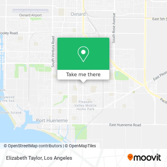 Mapa de Elizabeth Taylor