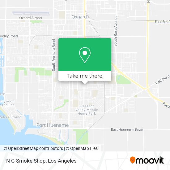 N G Smoke Shop map