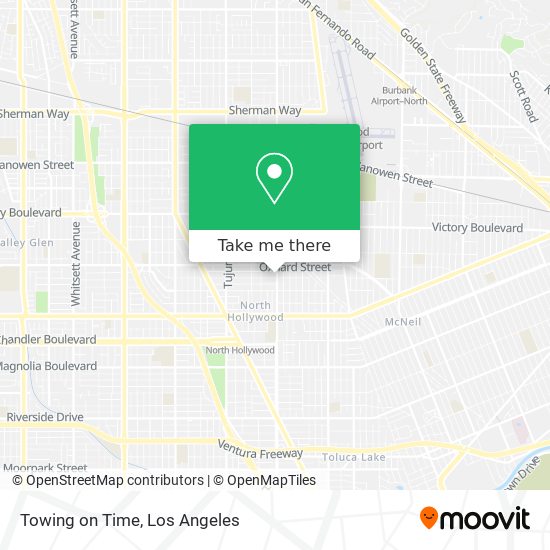 Towing on Time map