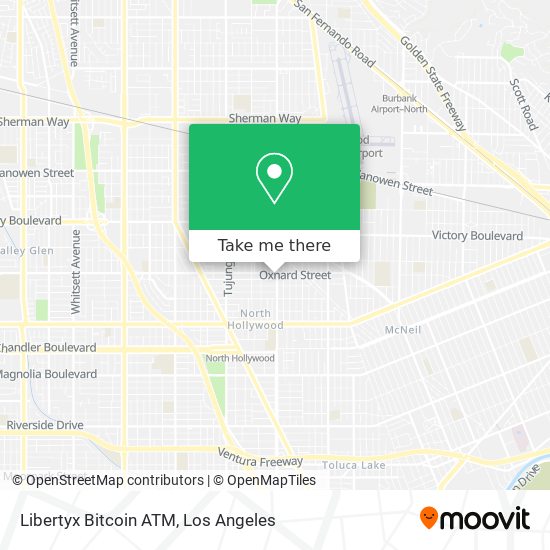 Mapa de Libertyx Bitcoin ATM