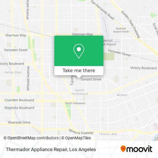 Thermador Appliance Repair map