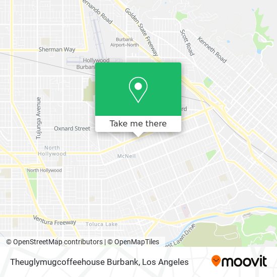 Mapa de Theuglymugcoffeehouse Burbank