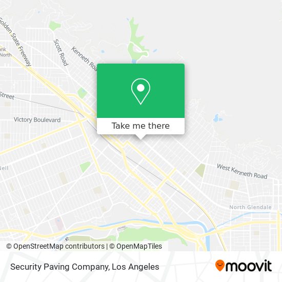 Security Paving Company map