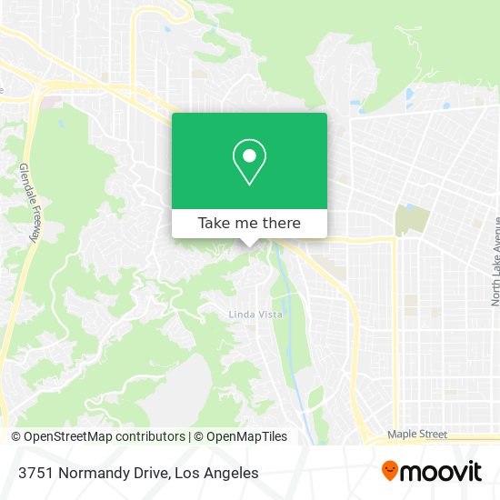 3751 Normandy Drive map