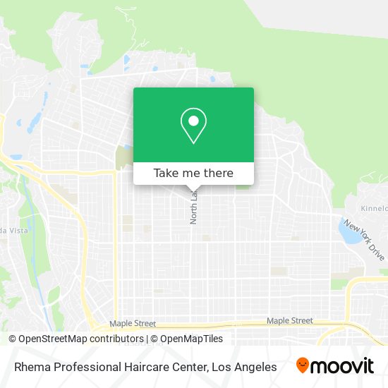 Mapa de Rhema Professional Haircare Center