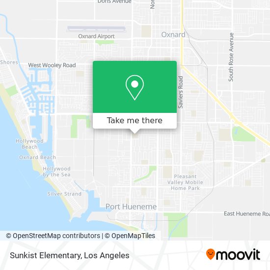 Sunkist Elementary map