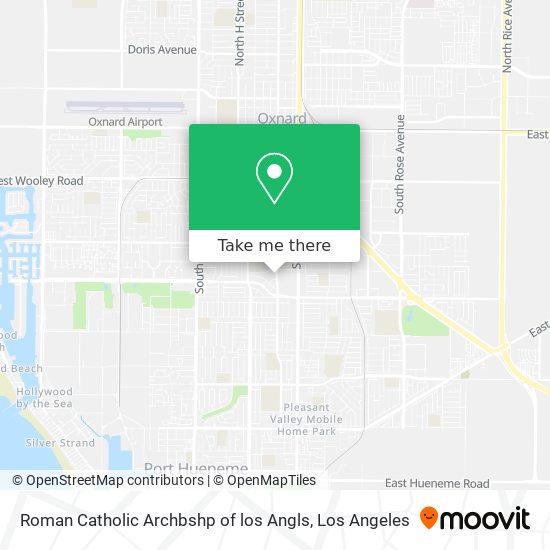 Mapa de Roman Catholic Archbshp of los Angls