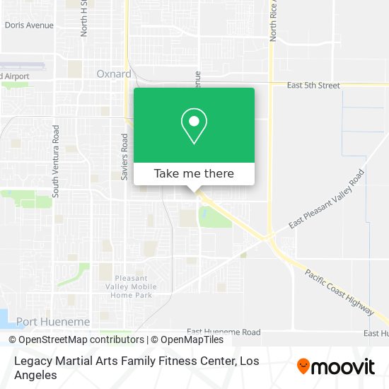 Legacy Martial Arts Family Fitness Center map