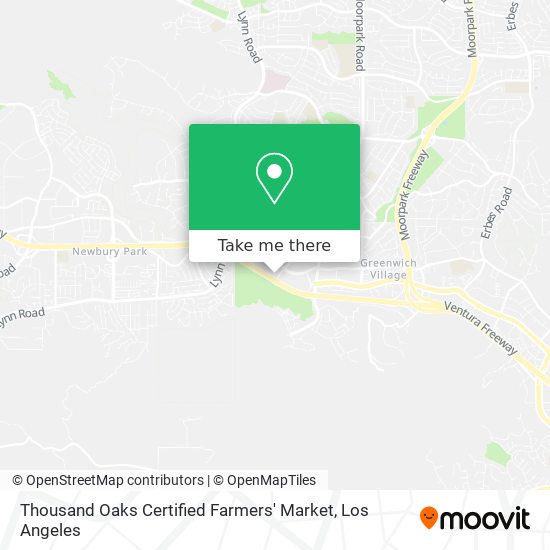 Mapa de Thousand Oaks Certified Farmers' Market