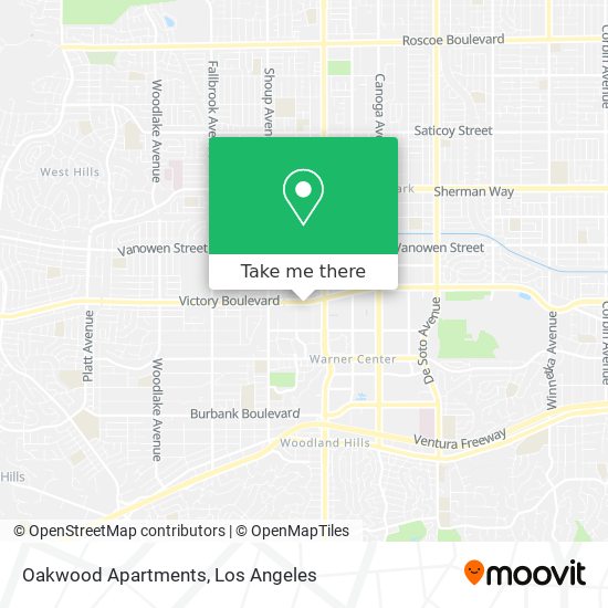 Oakwood Apartments map