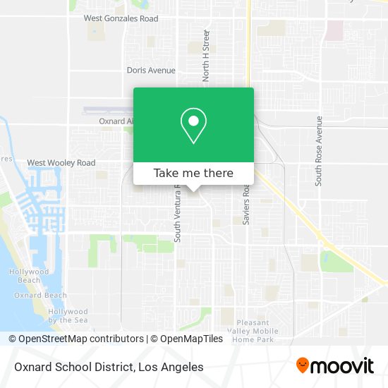 Mapa de Oxnard School District