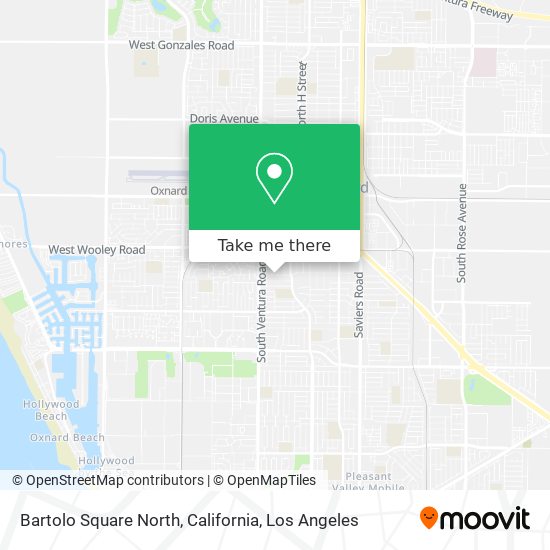 Mapa de Bartolo Square North, California