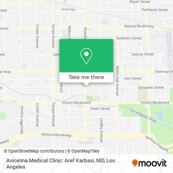 Mapa de Avicenna Medical Clinic: Aref Karbasi, MD
