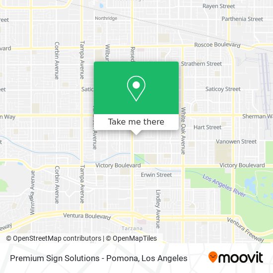 Mapa de Premium Sign Solutions - Pomona