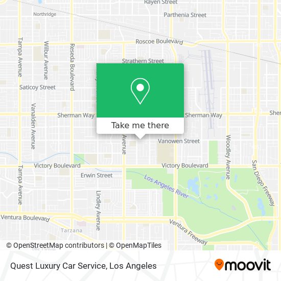 Quest Luxury Car Service map