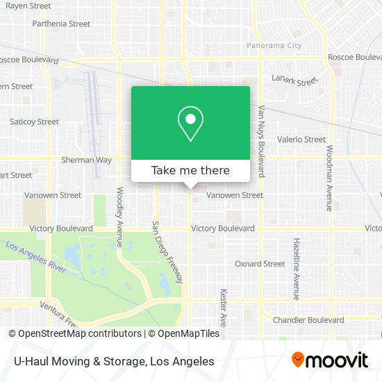 Mapa de U-Haul Moving & Storage