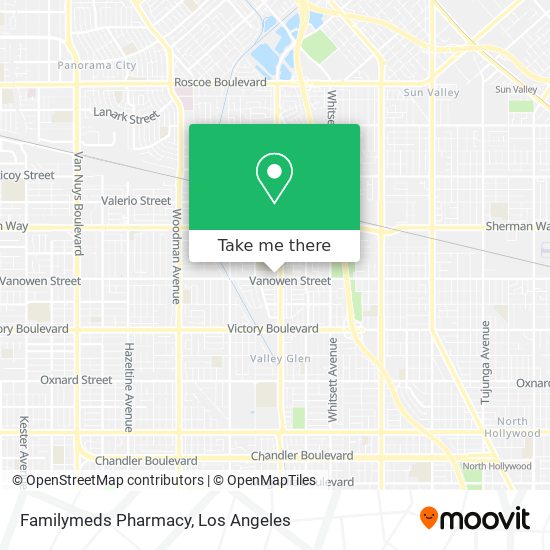 Mapa de Familymeds Pharmacy