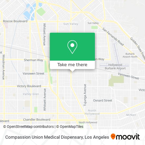 Mapa de Compassion Union Medical Dispensary