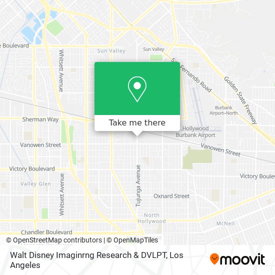 Walt Disney Imaginrng Research & DVLPT map