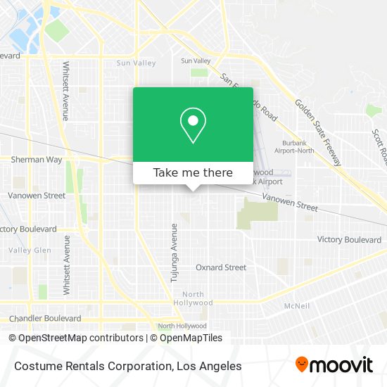 Costume Rentals Corporation map