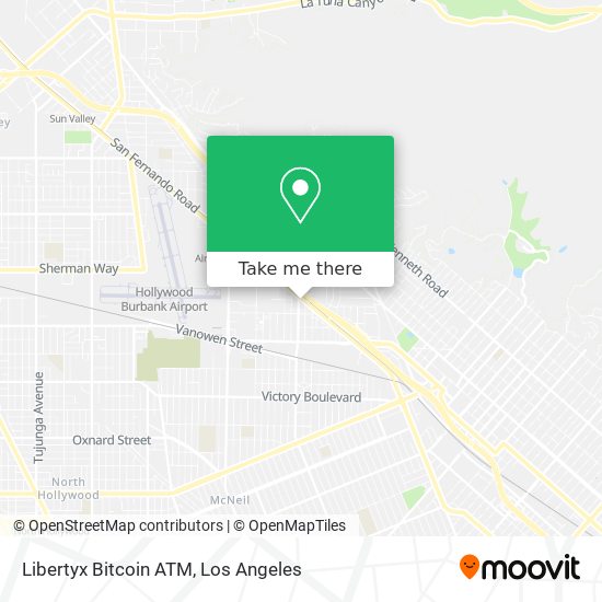 Mapa de Libertyx Bitcoin ATM