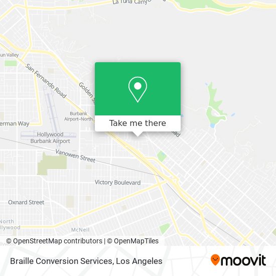 Braille Conversion Services map