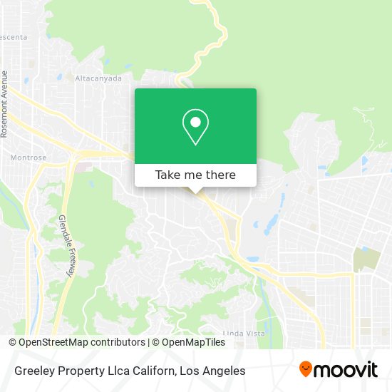 Mapa de Greeley Property Llca Californ