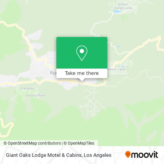 Giant Oaks Lodge Motel & Cabins map
