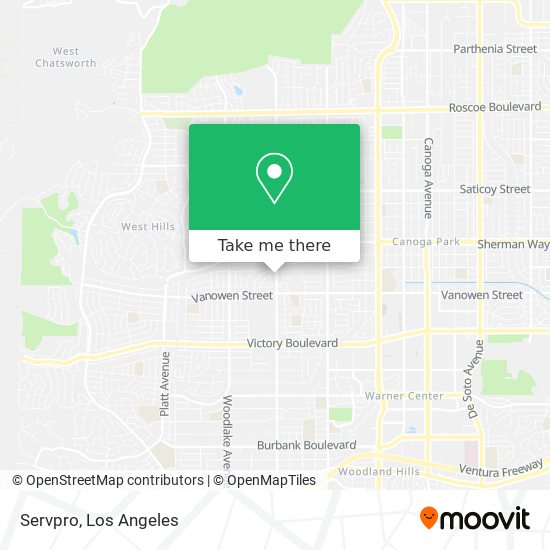 Servpro map