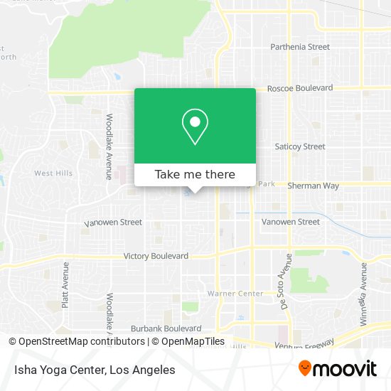 Mapa de Isha Yoga Center