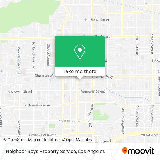 Neighbor Boys Property Service map