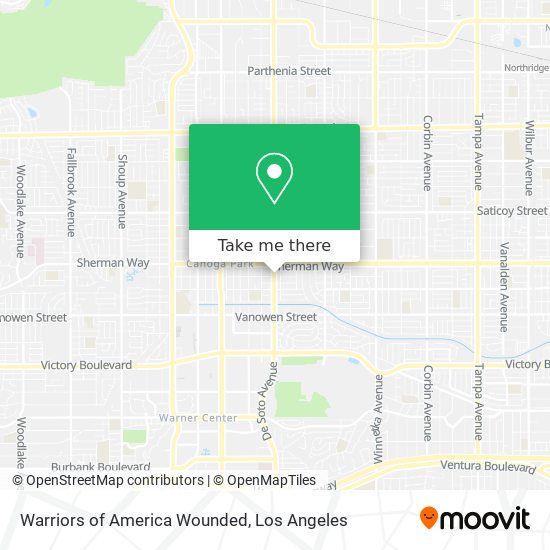Warriors of America Wounded map