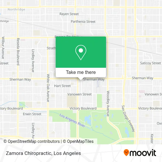 Zamora Chiropractic map