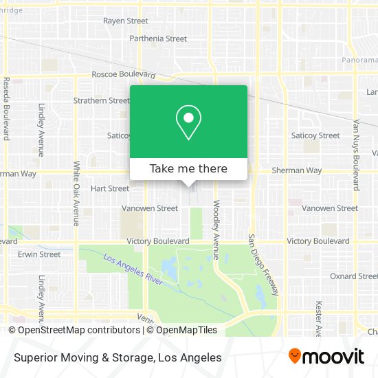 Superior Moving & Storage map