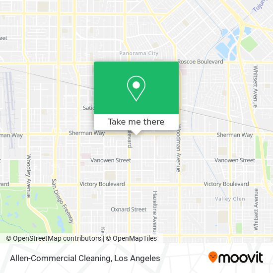 Allen-Commercial Cleaning map