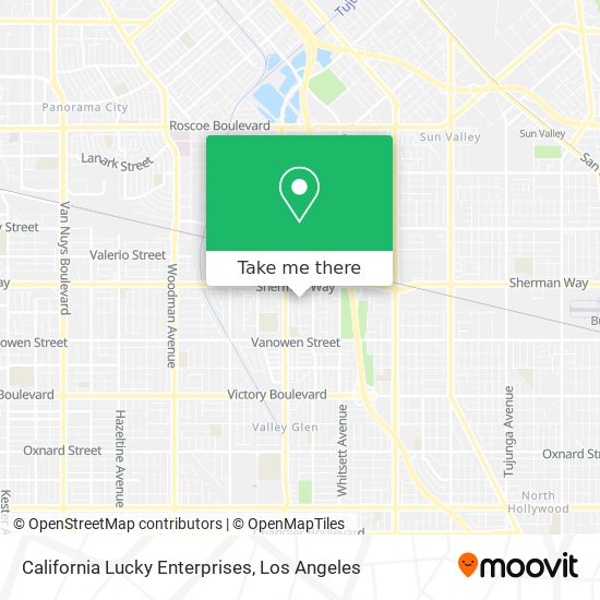 California Lucky Enterprises map