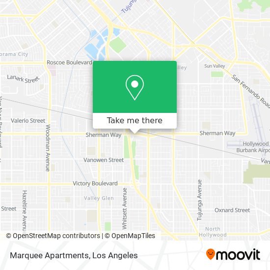 Mapa de Marquee Apartments