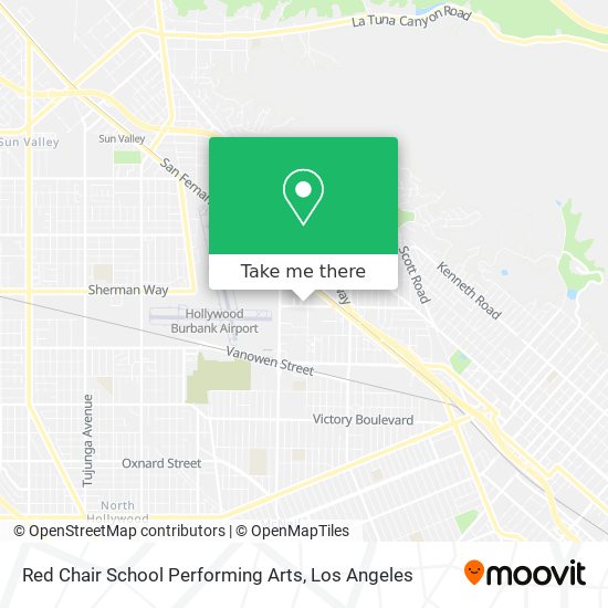 Red Chair School Performing Arts map