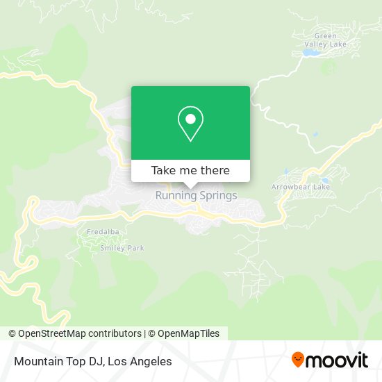 Mountain Top DJ map