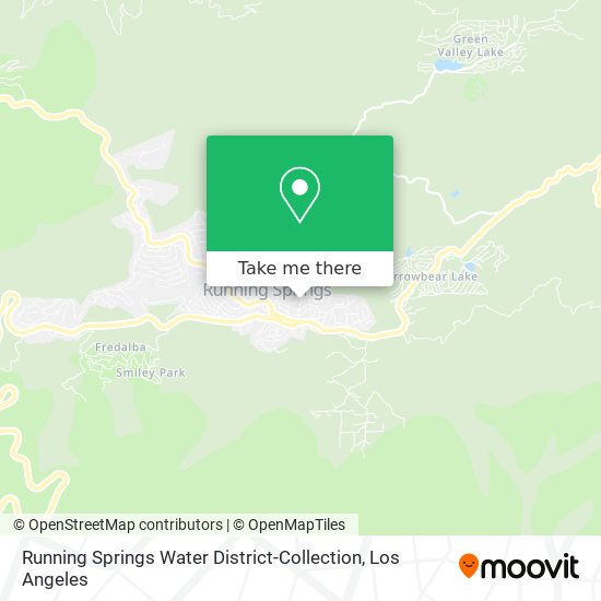 Running Springs Water District-Collection map
