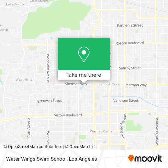 Water Wings Swim School map