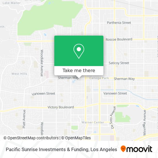 Pacific Sunrise Investments & Funding map