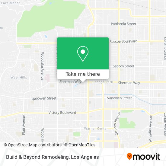 Mapa de Build & Beyond Remodeling