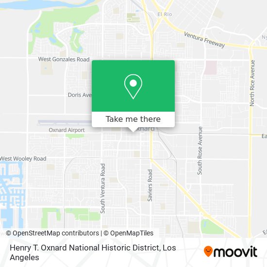 Henry T. Oxnard National Historic District map