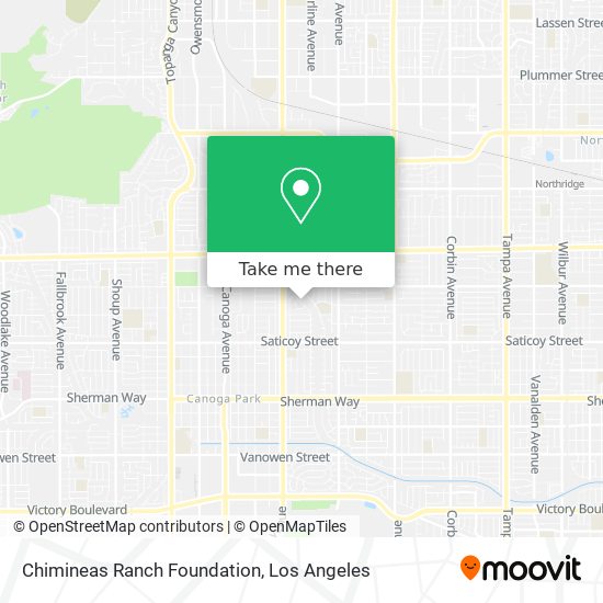 Mapa de Chimineas Ranch Foundation