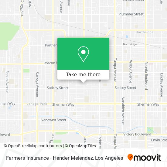 Farmers Insurance - Hender Melendez map