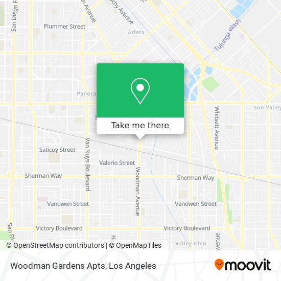 Woodman Gardens Apts map