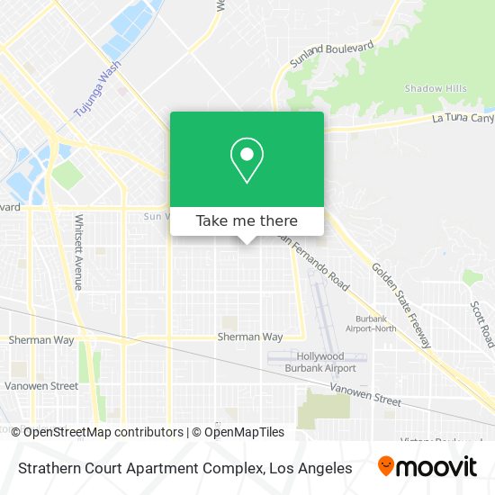 Strathern Court Apartment Complex map