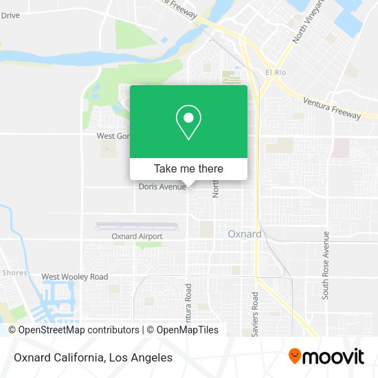 Mapa de Oxnard California