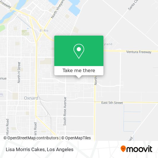 Lisa Morris Cakes map